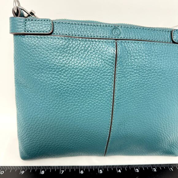 Treasure & Bond Purse Crossbody Flat Hand Bag Boho Teal Detach/Adjust-able Strap - Picture 4 of 14